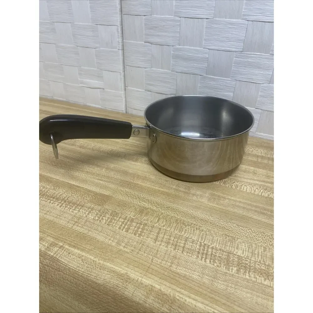 Vintage Revere Ware 1801 1 Qt Copper Bottom Saucepan Pot Made in USA Cookware